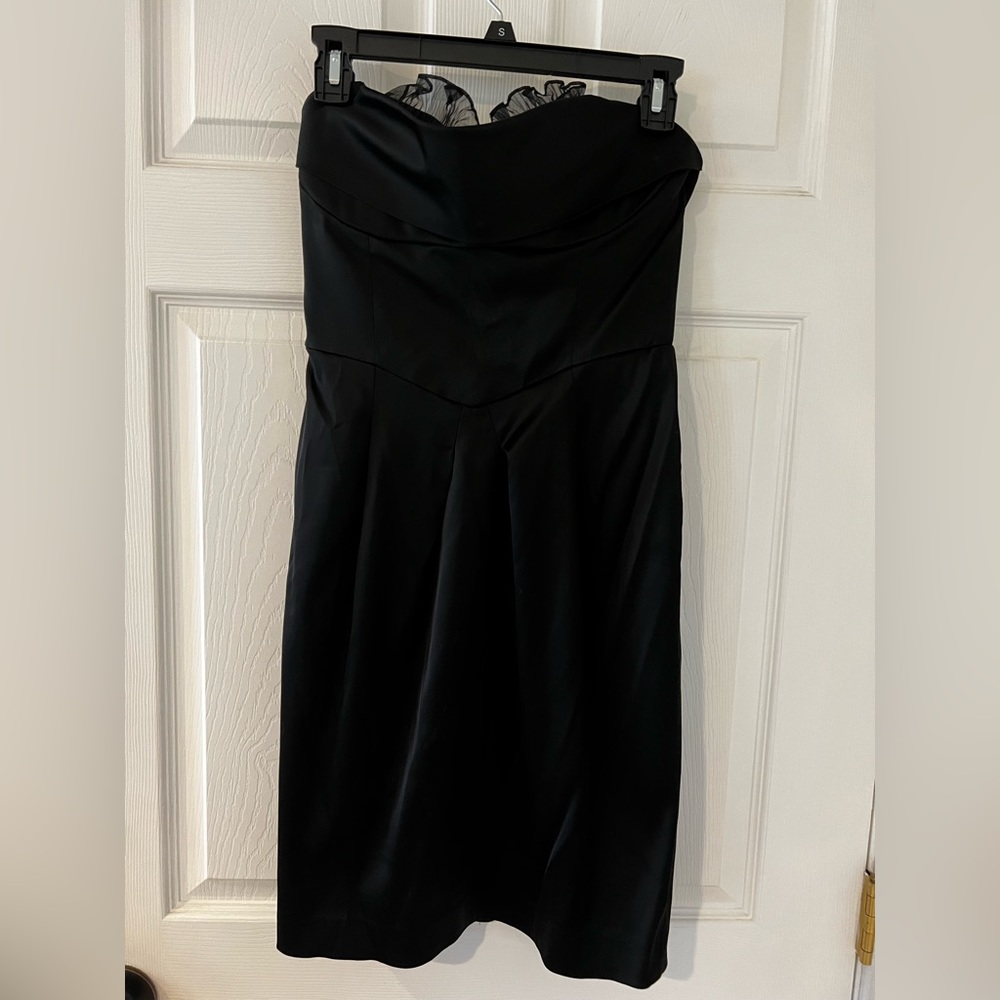 Beautiful bcbg black strapless dress